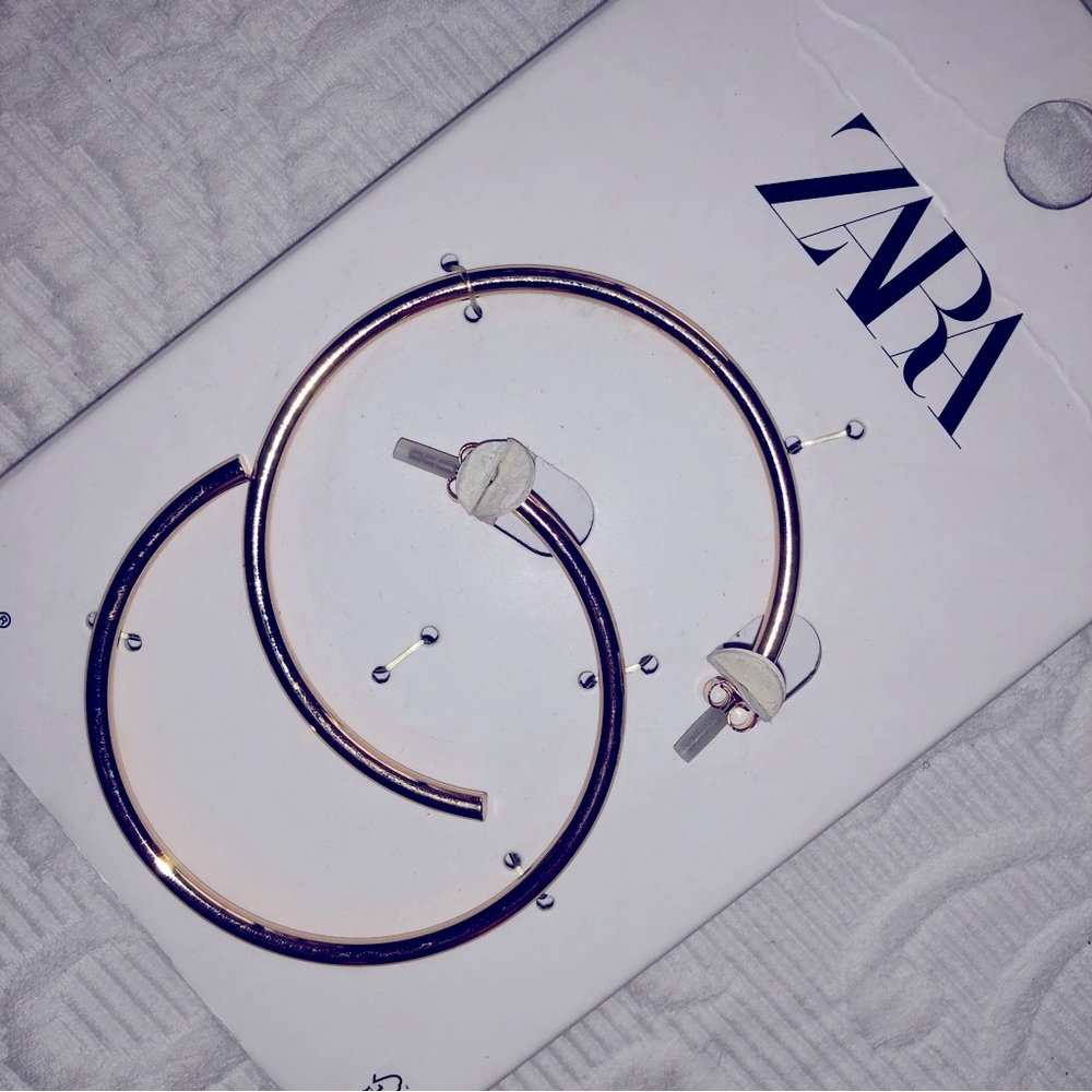 **SALE** New on card ZARA Gold Hoops